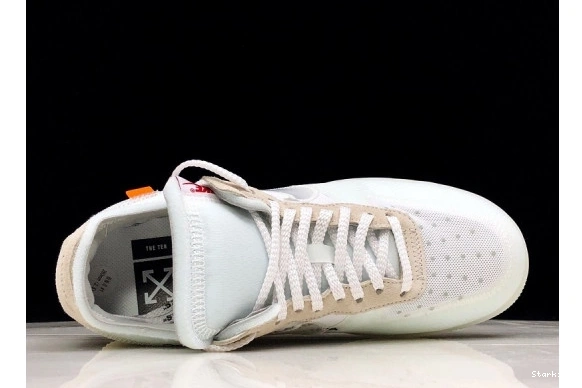 O-W Mens Low 1 Force Air AO4606-100 Nike 1111